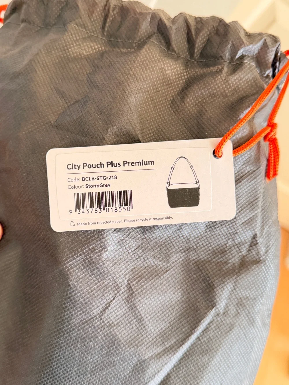 Bellroy City Pouch Plus (Premium Edition) | Recycled Ripstop | Storm Gray - Picture 6 of 6